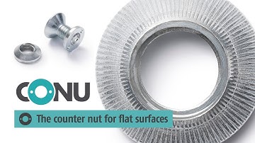 CONU – Self-locking alternative for flat surfaces