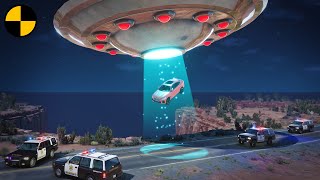 Cars vs UFO  BeamNG.Drive