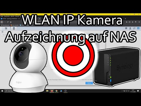WLAN IP Kamera - Aufzeichnung auf NAS mit der Synology Surveillance Station (TP-Link Tapo C200 )
