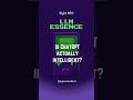 Lesson 03: What is LLM in essence?
