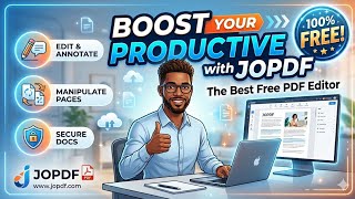Boost Your Productive with JOPDF - The Best Free PDF Editor Full Details Review 🔥