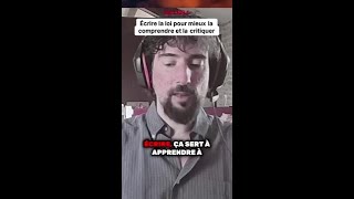 Le message de Léo Girod concernant la réécriture de la constitution.
