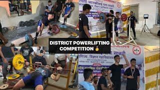 District Powerlifting Competition | Did I win?🧐💔