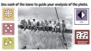 Analyze the Photograph Using Depth and Complexity Icons