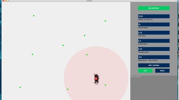Robot localisation using particle filter example A