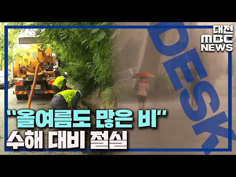 올여름도 많은 비 수해 철저히 대비해야/대전MBC