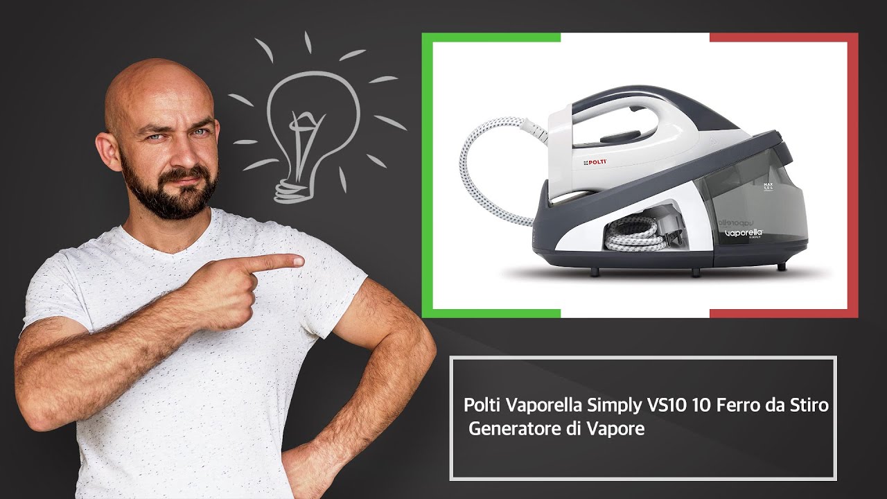 🇮🇹 Polti Vaporella Simply VS10 10 Ferro da Stiro Generatore di