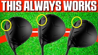 Hit A PERFECTLY STRAIGHT Drive With 1 SIMPLE Tweak! ( Golf Driver Swing Tip)