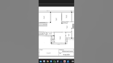Irregular plan for biginners in AutoCAD #cad #autocaddrawings #cadsoftware #basic #caddrawings