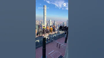 New York City 'Beam Experience' invites visitors to recreate iconic 'Lunch Atop a Skyscraper' photo