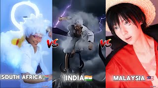 Luffy Live Action- South Africa 🇿🇦 Vs India 🇮🇳 Vs Malaysia 🇲🇾 | Luffy Cosplay | Part-2 | Anime