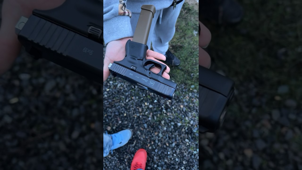 Fully auto Glock 26 GEN5 #legallydangerous #gun#ar15 #pistol #fullyautomatic #glock #glock26 #draco