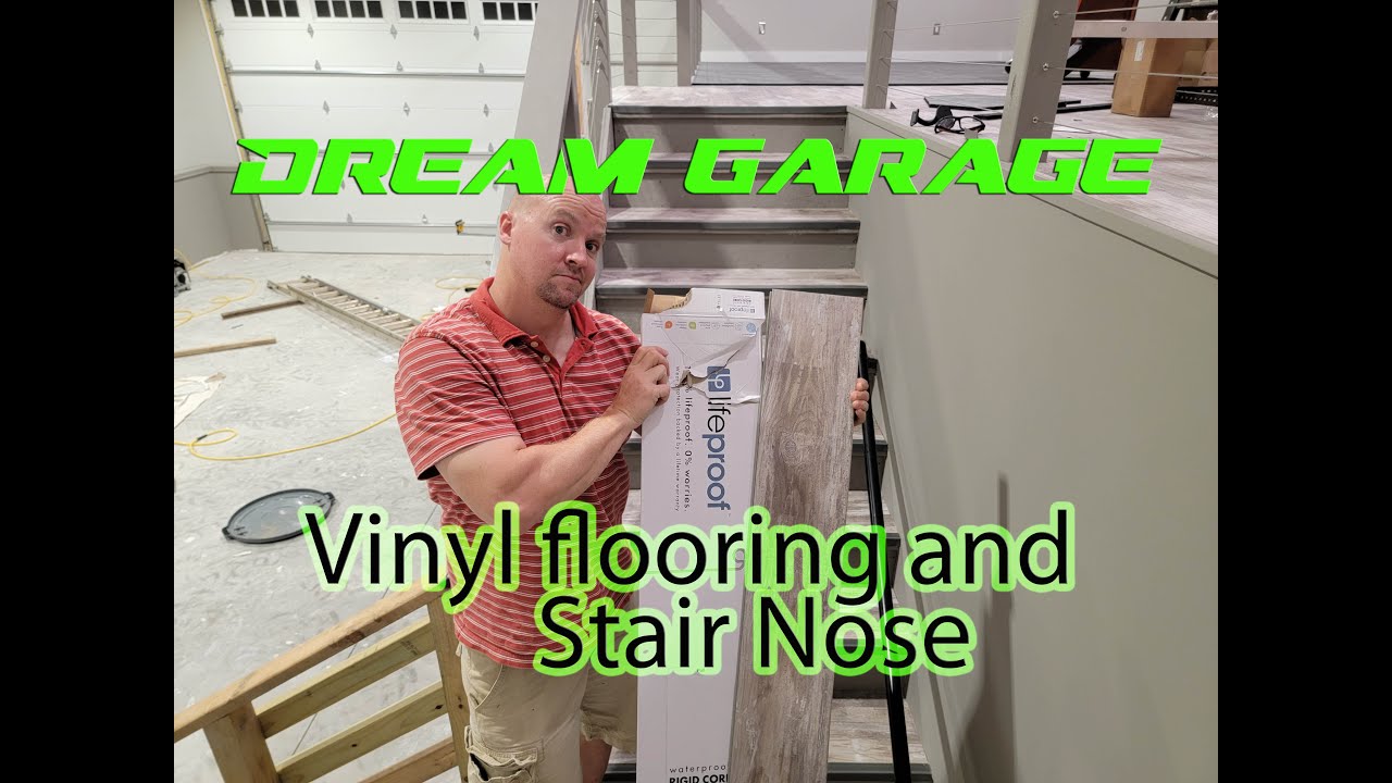 Mezzanine Floor installation with Lifeproof vinyl and I show you how to