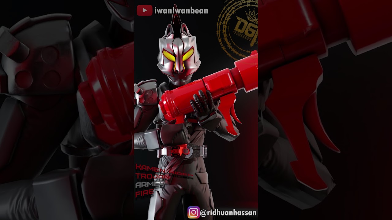 Armed Fire Horse Rider🐴🔥!!! Kamen Rider Geats OC Fan Art| Kamen