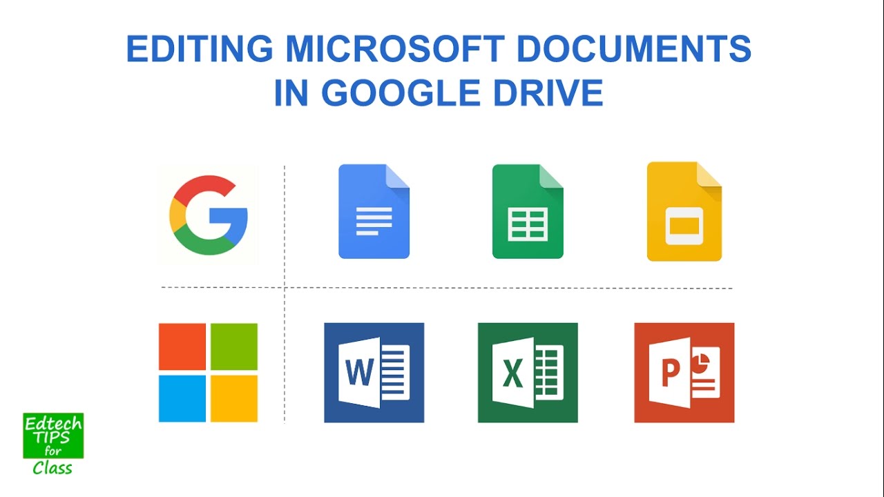 ✓Edit Microsoft Office documents in Google Drive - YouTube