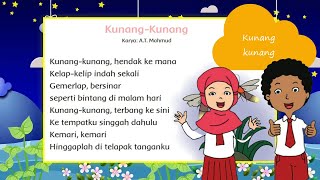 LAGU KUNANG KUNANG | SHEMA - Lagu Tema 5 Kelas 2 SD Ciptaan AT Mahmud | Lagu Pembelajaran