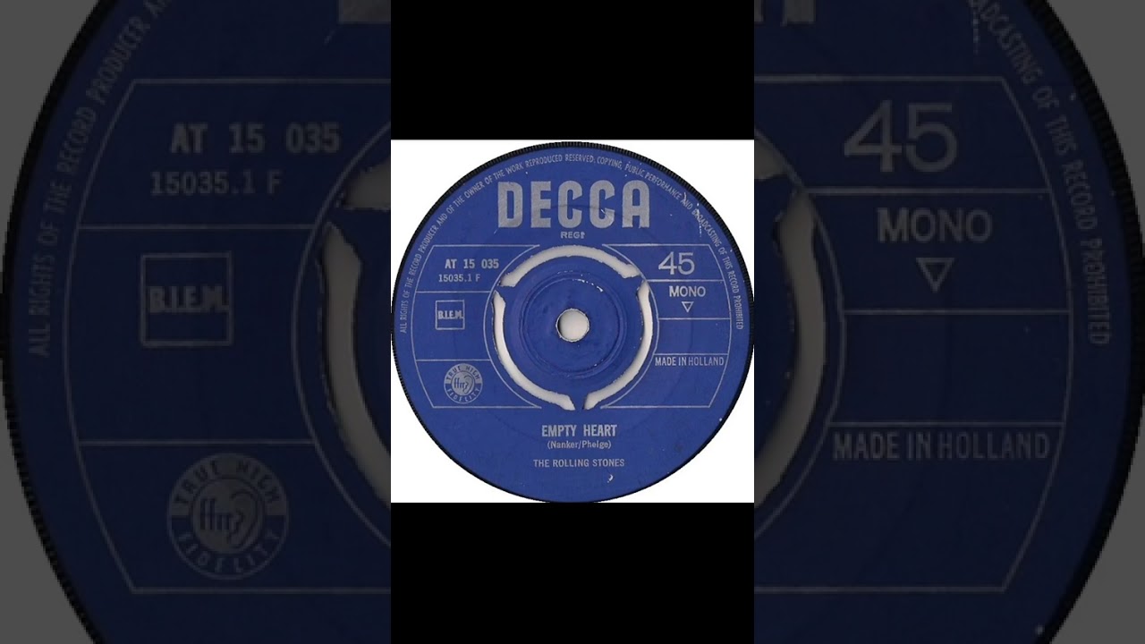 The Rolling Stones - Empty Heart - Decca Records Holland released