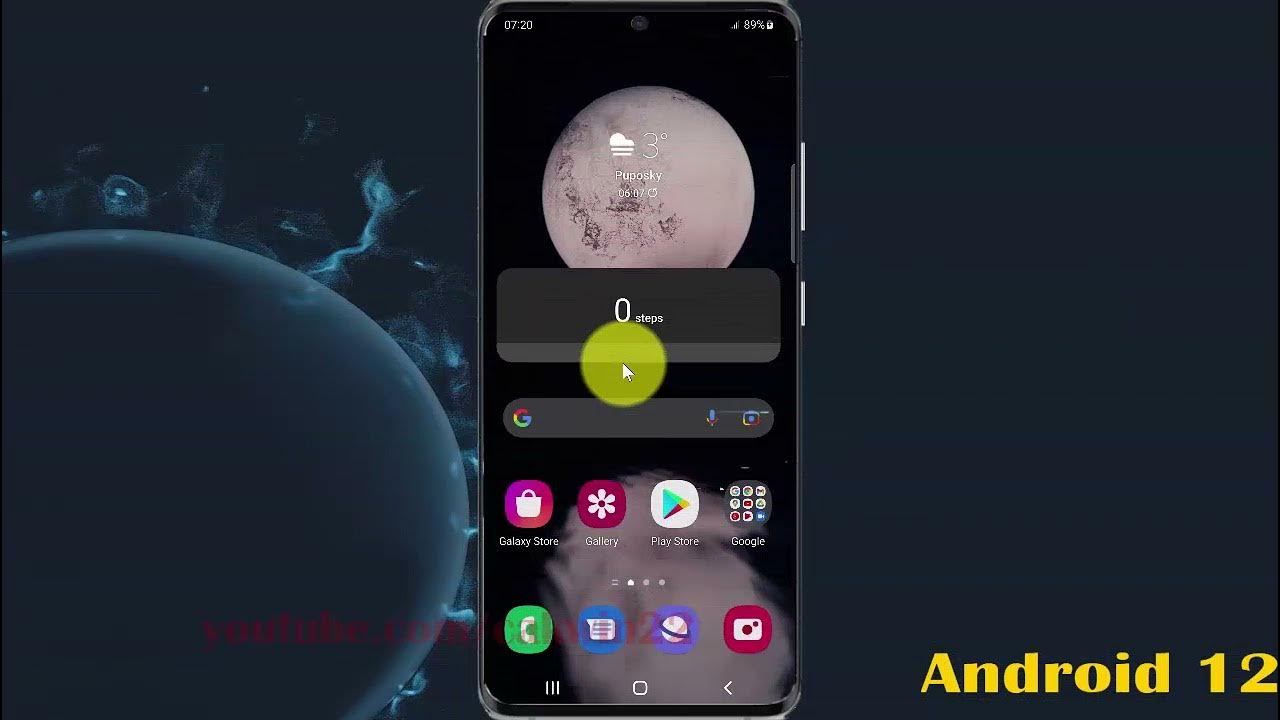 How to set music on lock screen Transparency in Samsung Galaxy S21 Plus