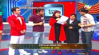 COMBATE: Ganan 100 mil Soles en el Juego del millon Paloma Fiuza FAIL 05/09/12