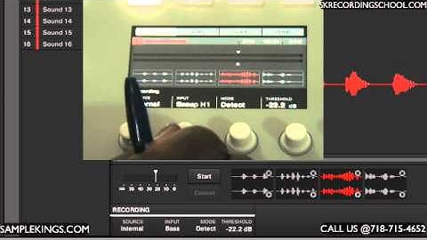 Maschine Studio DVDs:Sampling Setup on the Maschine Studio