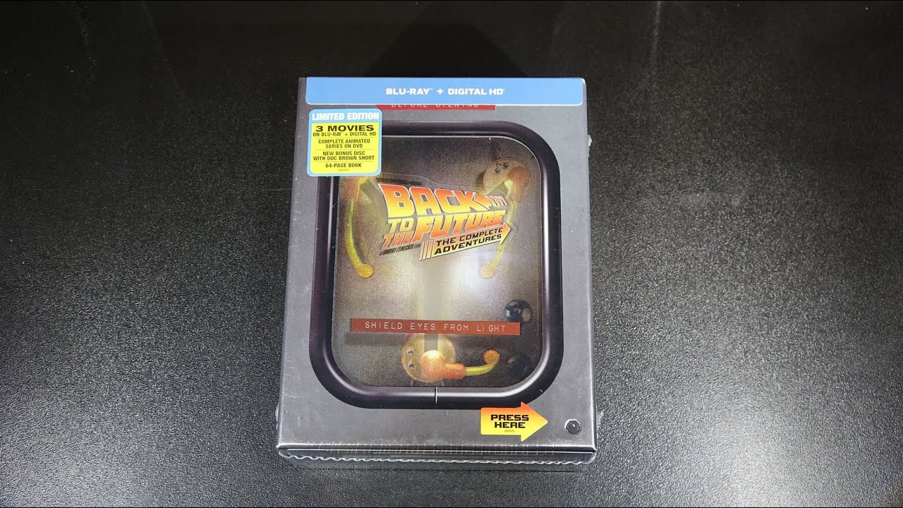 Back To The Future The Complete Adventures Limited Edition Blu Ray Digital Hd Unboxing Youtube