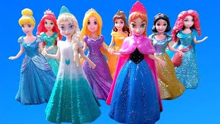 ASMR 5 MYSTERY SURPRISES Disney Princess Miniature Dolls Satisfying Unboxing NO Talking Video DIY