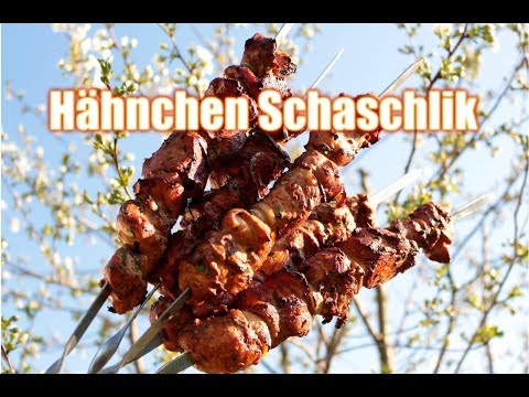 Video: Schaschlik Mit Hähnchenkeule