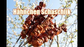 Russische Hähnchen Schaschlik