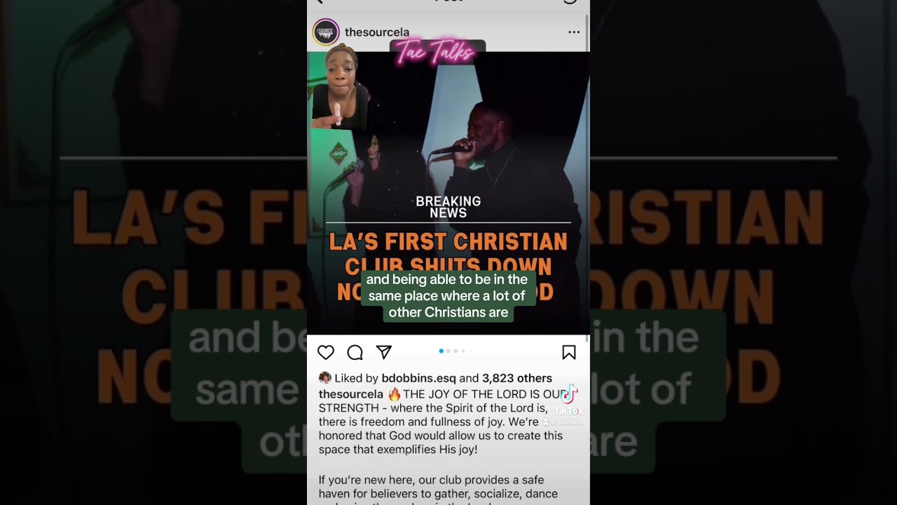 LA Christian Club was lit!! 🔥🔥