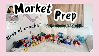 Market Prep ✨ Week of Crochet 🐢 How Much I take to a Market 🍓 60K SUBSCRIBERS 🎊