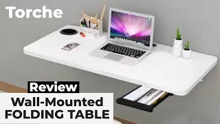 Torche Brand Wall Mounted Folding Table | Office Table | Solid Wood Study Table | Folding Table