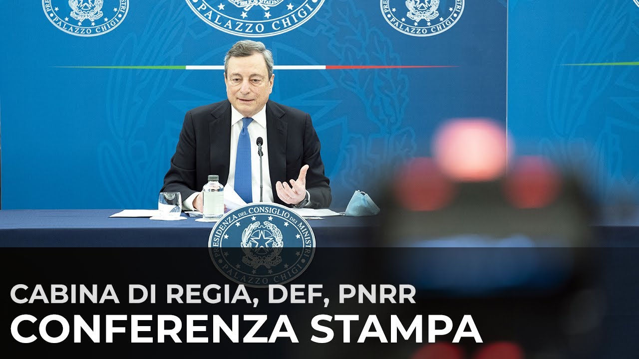Conferenza stampa del Presidente Draghi