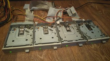 Floppy music на 4 дисководах