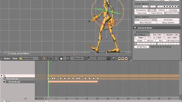 The Mancandy FAQ 2 - Animation 1 - Making a Walk 5 - NLA Forward Cycle