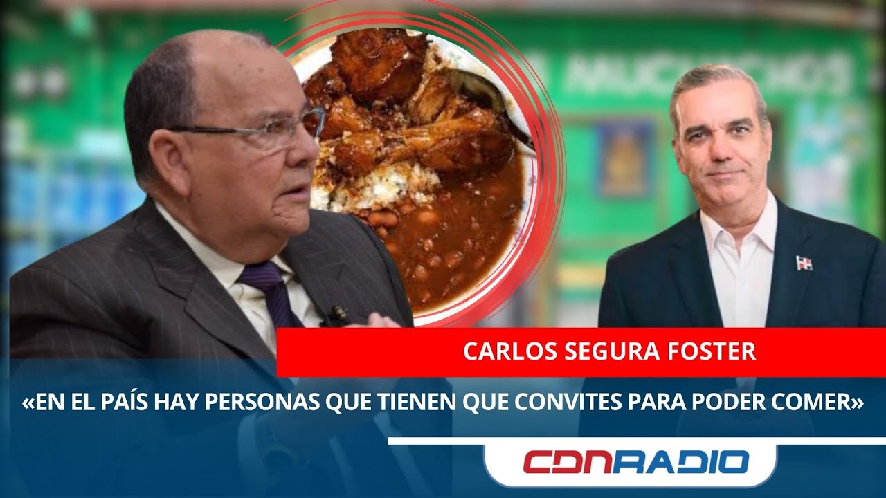 Carlos Segura Foster: «En el país hay personas que tienen que convites