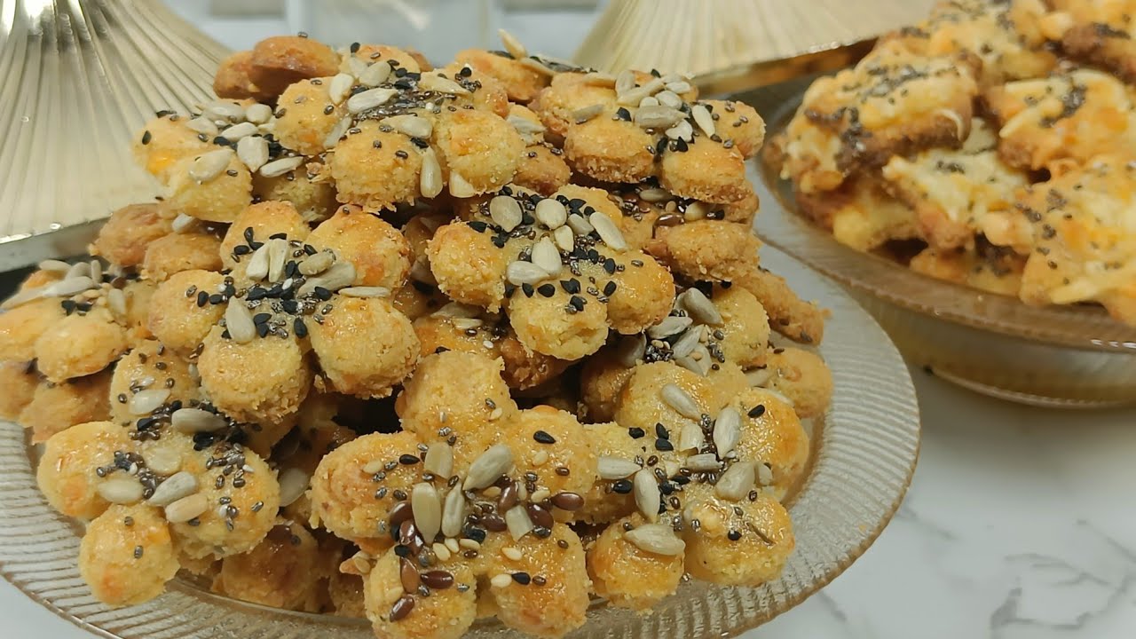 مملحات عاشوراء 2024 ⭐ بدون دقيق أبيض بدون بيض بدون خمارة ساهلين  مقرمشين لي كلاهم كيطلب مقادير👌🏻