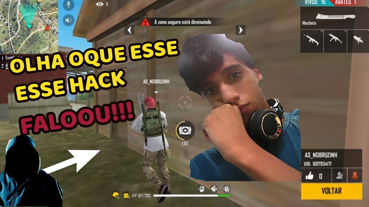 O HACK MAIS APELÃO DO FREE FIRE! ENTREVISTEI ELE FALOU SOBRE O HACK ...