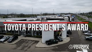 Toyota Presidents Award | Performance Toyota