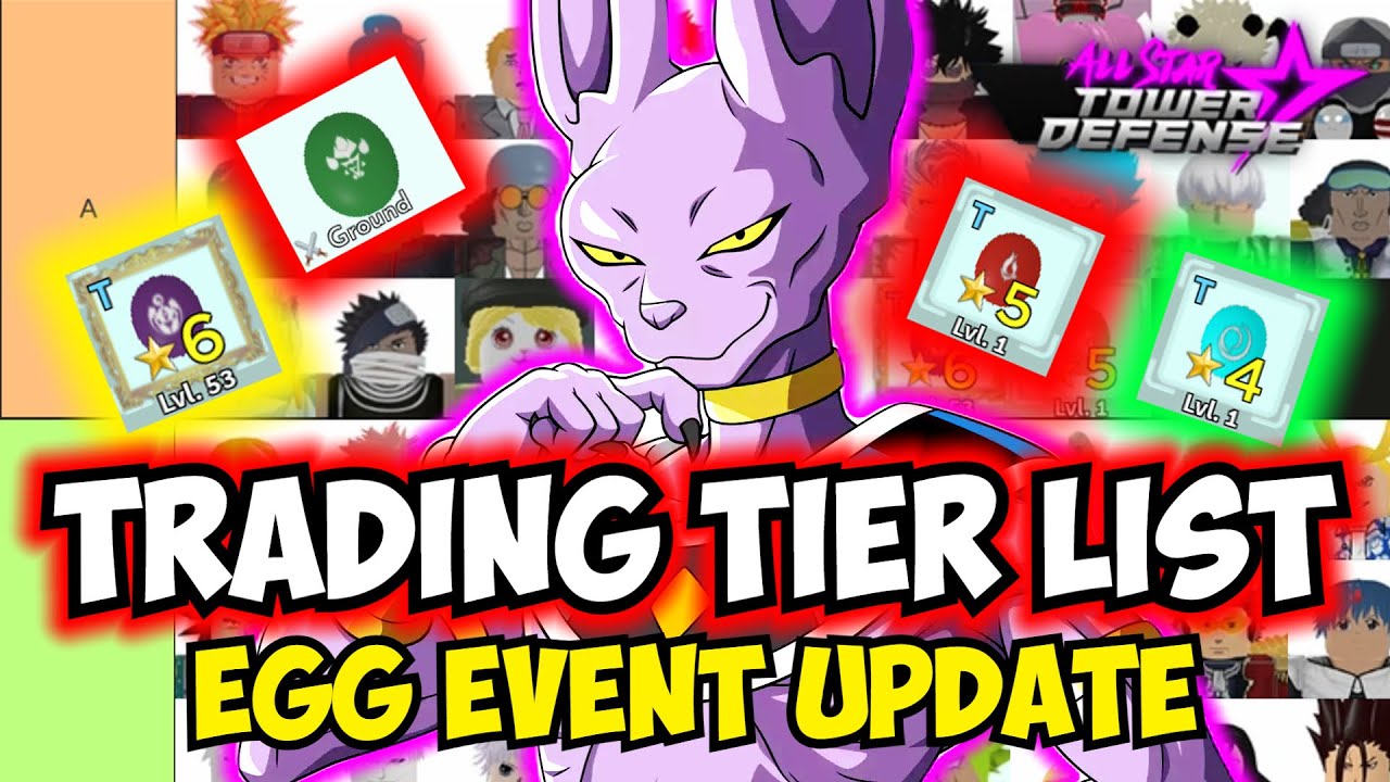 100% Beerus Egg is WORTH HOW MUCH?! All Star Tower Defense Trading Tier List  (ASTD) 