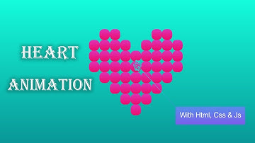 Heart Animation using Html CSS & JavaScript | Html CSS Animation Effects