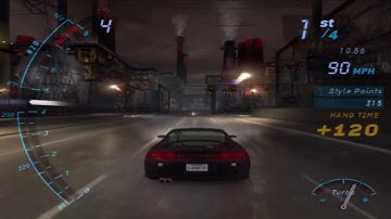Need for Speed: Underground Gameplay Walkthrough - Mitsubishi Eclipse Drag Test Drive