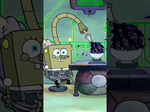 Bob Esponja | Se arrume comigo, Bob Esponja Robô! 🤖 #Shorts