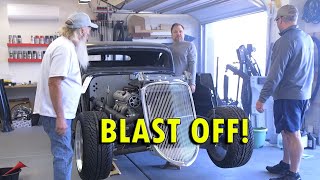 Factory Five 33 Hot Rod V2 - LS Engine First Start