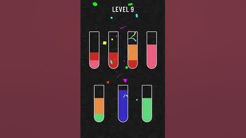 Water sort puzzle level 9