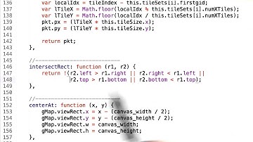 Instersecting Rectangles - HTML5 Game Development