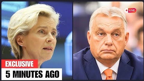 SHOCK_ Von der Leyen BOLTS van Orban