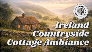Irish Countryside Ambience | Traditional Celtic Folk Music | Misty Morning Cottage