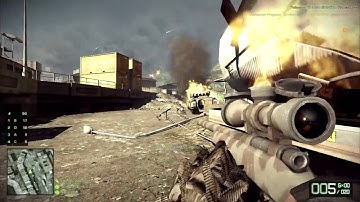 BFBC2: My Most EPIC Grenade Toss EVER!  Triple Bonus Clip and New Pixel Enemy Video