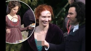 Aidan Turner And Elizabeth Tomlinson Behind The Scenes 4 - Poldark Tv Series