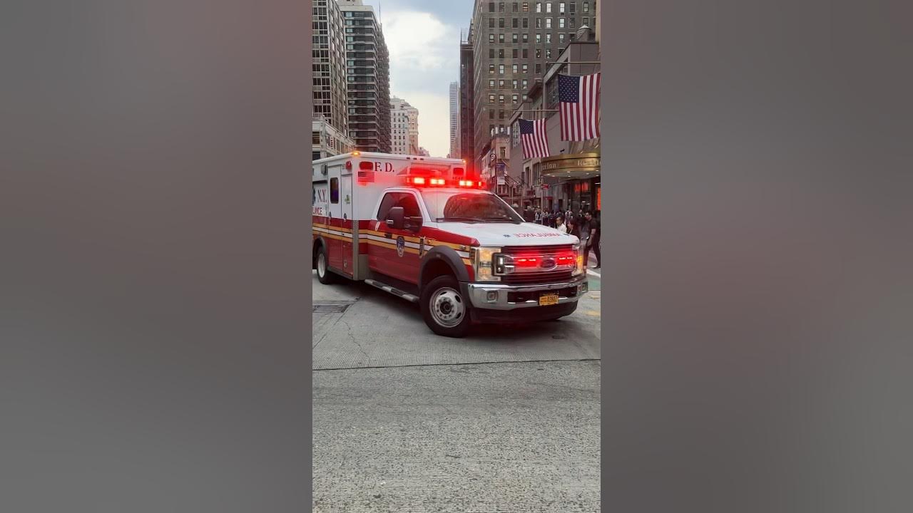 FDNY ambulance responding in New York #emergencyvehicles #ambulance #emergencyresponse FDNY ambulance responding in New York #emergencyvehicles #ambulance #emergencyresponse